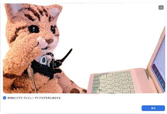 レッスン前にビデオとマイクのチェック